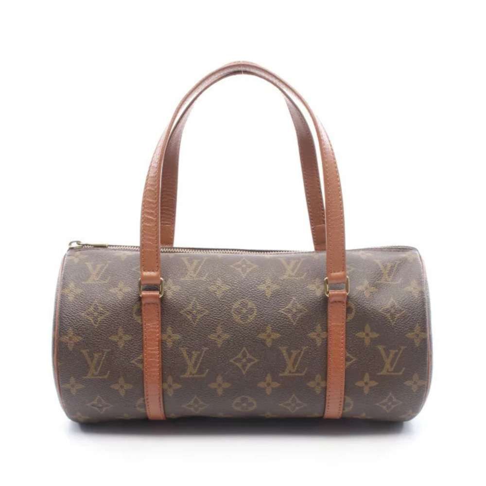 Louis Vuitton Papillon Monogram handbag canvas leather brown